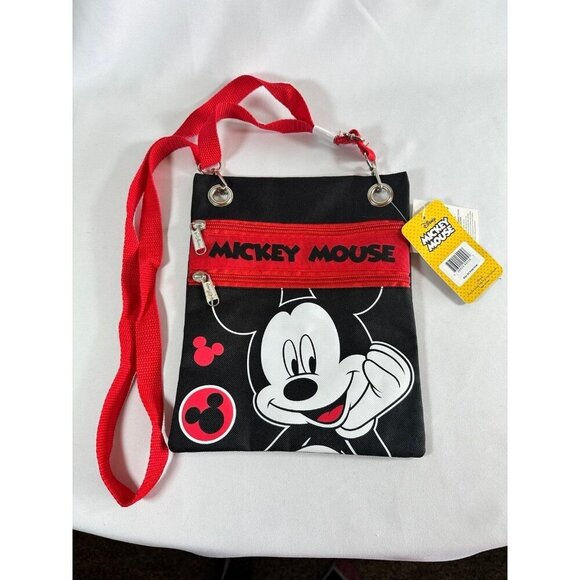 Mickey Mouse Crossbody Bag Womens Girls Disney - Picture 1 of 12